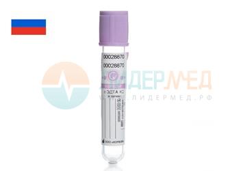 Пробирка ваккуумная КОРВЕЙ К2 ЭДТА и гелем